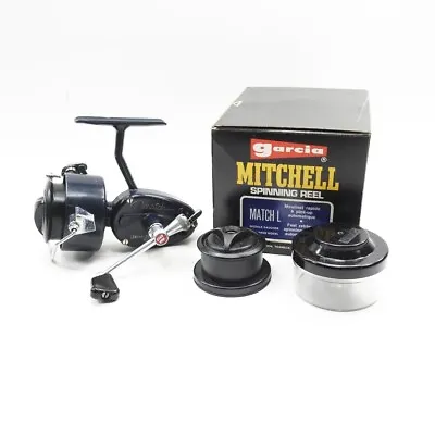 Garcia Mitchell Match Fishing Reel. W/ Box And Spare Spool. Made In France. • $135