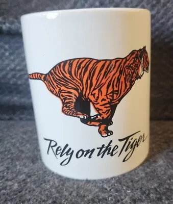 Vintage Rare HTF Exxon “Rely On The Tiger” Ceramic Advertisement Mug 1980s EUC • $31.33