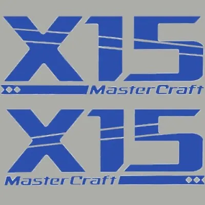 MasterCraft Boat Decals 7506194K | X15 Mediterranean Blue (2PC) • $127.89