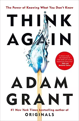 $31.85 • Buy Think Again: The Power Of Knowing What You Don't Know By Adam Grant (Paperback)