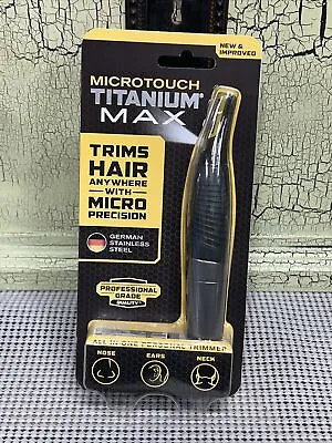 MicroTouch Titanium Max Lighted Personal Trimmer Precision -!Free Same Day Ship! • $12.28