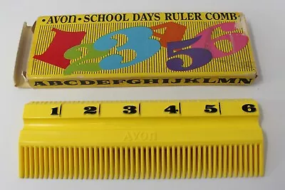 Vintage 1970s Avon Comb Ruler In Original Box • $5.55