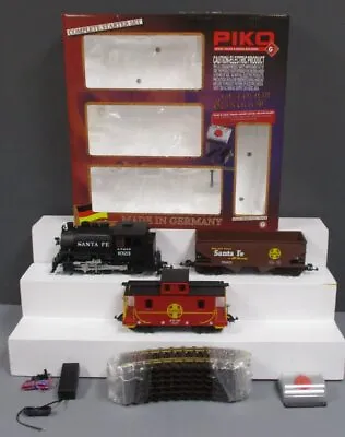 Piko 38104 Santa Fe G Gauge Steam Freight Starter Train Set • $319.99