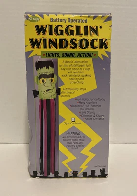 £48.52 • Buy Fun World 31”Frankenstein Battery Operated Wigglin' Windsock Lights Sound Shakes