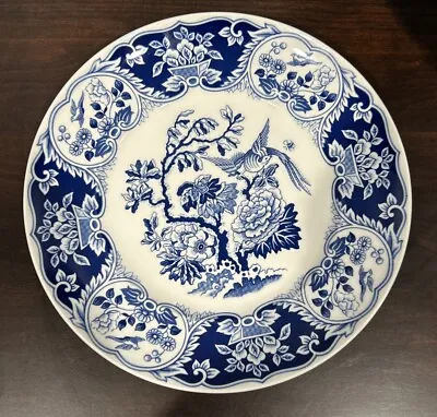 Mason's Ironstone Blue And White Collection 'Paradise Bird' Plate 1997 • $14.99