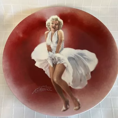 MARILYN MONROE  The Seven Year Itch  Collector Plate 1st Issue 1990 Delphi Box • $17