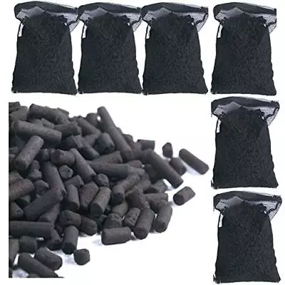 6 Lbs Activated Carbon Charcoal Pellets In 6 Mesh Bags For Aquarium Fish Tank • $32.39