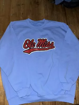 Ole Miss Powder Blue Sweatshirt XL  • $35