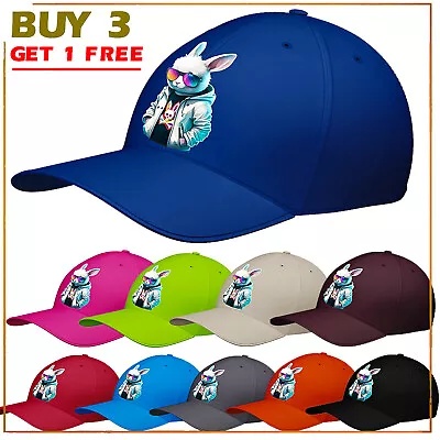 Bone Rabbit Bunny Funny Cap Cotton Happy Easter Hat Adjustable New USA Gift • $10.99