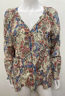 New! ODD MOLLY [Size 2 / 12] Beautiful Cotton Voile Stretch Waist Blouse • $45.50