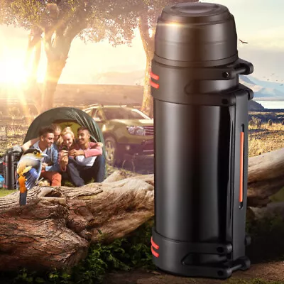 2L Stainless Steel Vacuum Cup Thermos Water Flask Large Capacity Travel Bottle • $24.99