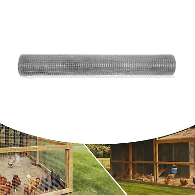 36 *50ft Hardware Cloth 1/2inch Welded Wire Galvanized Mesh Fence Roll • $37