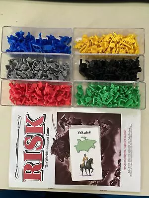 Risk The World Conquest Board Game Parker Brothers 1993 Pieces Cards Instruction • $14.99