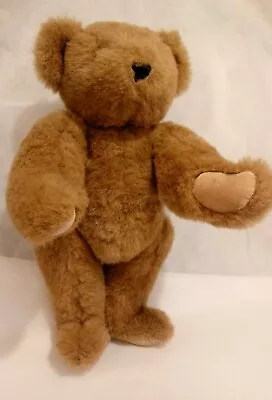 Vermont Teddy Bear Love And Share 15  Brown Plush Jointed Vintage  Birthday Suit • $18