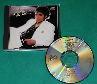 Michael Jackson - Thriller BRAZIL 1st PRESS OLD  EPIC LOGO CD No Barcode • $149.99