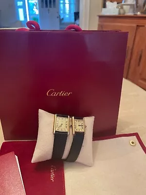 Cartier Men's And Woman's Tank Watch • $2100