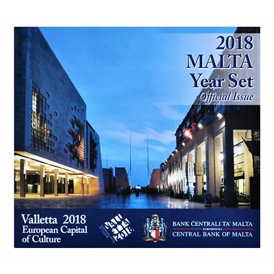 Malta Coins Set 2018 Euro 8 Coins Set BU Year Set Official Issue 00484 • $44.99