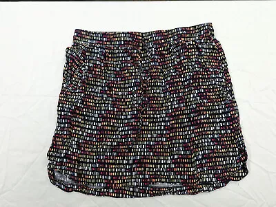 Merona Multi Colored Skirt With Pockets And Drawstring Size S • $8