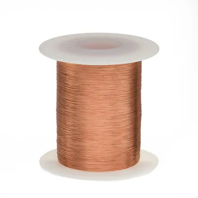 36 AWG Gauge Enameled Copper Magnet Wire 2 Oz 1597' Length 0.0055  155C Natural • $9.46
