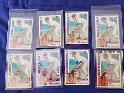 Topps Don Mattingly Rookie Cards Lot Of 8 • $99.99