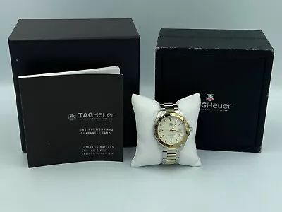 TAG Heuer Aquaracer Two Tone Men's Watch - WAY1151.BD0912 #3571101 • $1500