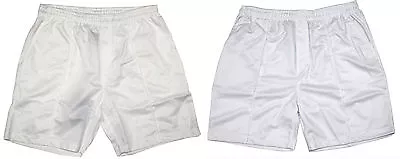 Lawn Bowls Shorts White & Cream Size XS S M L XL 2XL 3XL BA Logo Australia  • $20.99
