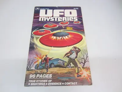 1976 UFO MYSTERIES Golden Press Comic FLYING SAUCERS True Sightings Contact TPB • $29.99