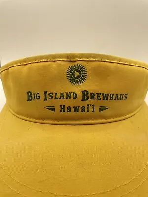 Big Island Hat Brewery Hawaii Hat Visor Foam Mesh Adjustable Vtg Sportcap Beach • $15
