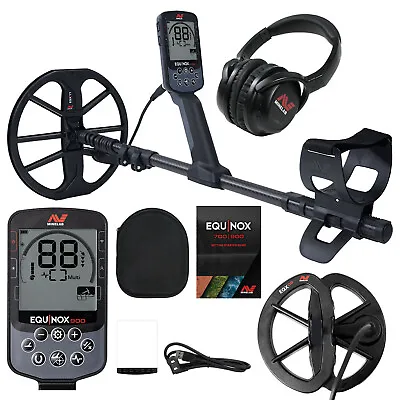 Minelab EQUINOX 900 Multi-IQ Metal Detector W/ 11  & 6  Coil • $1149