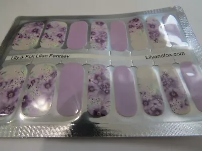 Lily And Fox Nail Polish Strips. NEW - Lilac Fantasy • $4