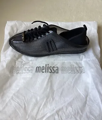 Melissa Womens Black Scented Sneakers Size US 9 • $49.88