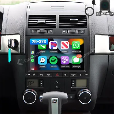 9  Android 13 Car Stereo Radio Carplay GPS NAVI WIFI BT For VW Touareg 2003-2010 • $129.99