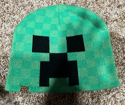 Minecraft Block Face Green Winter Hat Beanie  Cap • $5