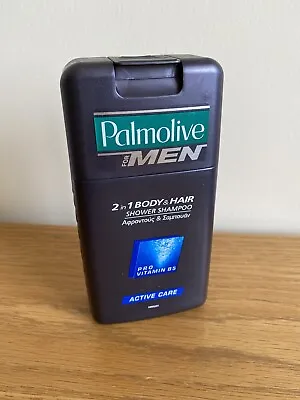 PALMOLIVE MEN 2in1 Body Hair Shampoo Pro Vitamin B5 Active Care Discontinued • £11.95