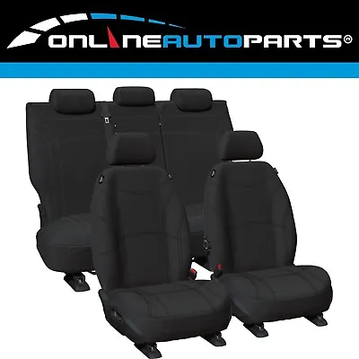 Front And Rear Black Neoprene Seat Covers For Ford Ranger PX 2011-2015 • $269.95