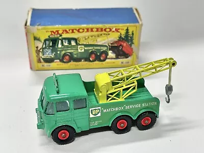 Vintage Matchbox Lesney BP King Size K-12 Truck Wrecker With Box Excellent Cond • $40