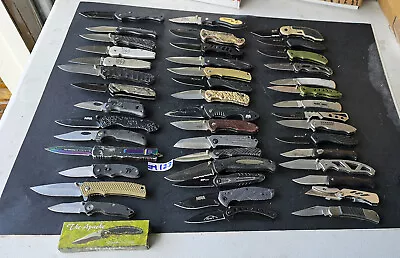 (Lot Of 45) TSA Confiscated EDC Manual Pocket Knives #123 • $56