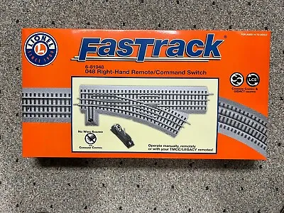 LIONEL FASTRACK O Scale 6-81948 048 REMOTE/COMMAND SWITCH RIGHT HAND PREOWNED • $79