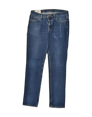 HOLLISTER Mens California Skinny Jeans W33 L32  Blue Cotton RK08 • £12.57