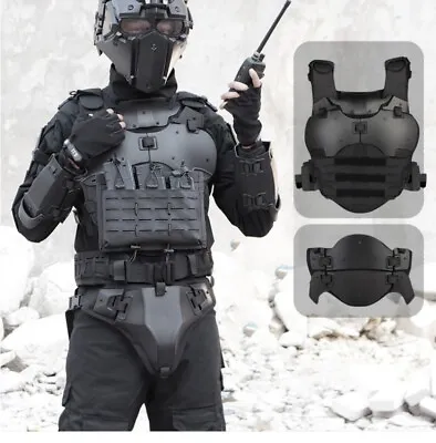 Tactical Airsoft Armour Vest Set Adjustable Safety Military Tactical Vest • $173.93