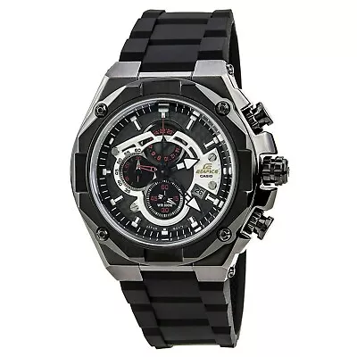 New Casio Edifice Black Label Quartz Stainless Steel Gunmetal Strap EFX530P-1AV • $190