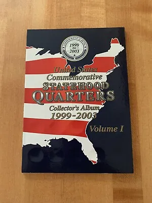 NOS US Commemorative Statehood Quarters Collectors Album 1999-2003 Volume I • $10