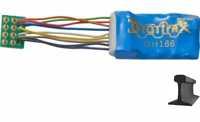 Digitrax DH166PS ~ New 2024 ~ HO 1.5 Amp DCC Mobile Decoder 9 Pin To 8 Pin 1  • $32.23