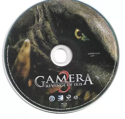 Gamera 3 - Revenge Of Iris - Blu-ray Loose Excellent Clean Free Shipping • $9.99