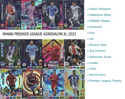 £0.99 • Buy Panini Premier League 2023 Adrenalyn XL Cards #370 - #468- Fire Ice Titan Leader