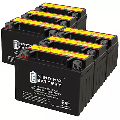 Mighty Max YTX9-BS SLA Battery Replaces Kawasaki KLR650 Adv Trav. 23 - 6 Pack • $159.99