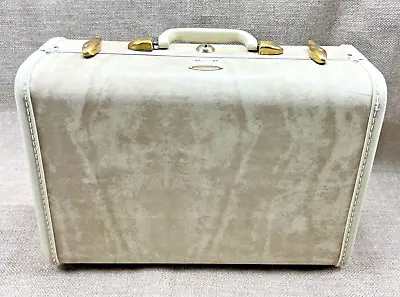 Vtg Samsonite Marbleized Carry On Hard Train Case Small MCM Suitcase 15x10x7 • $48