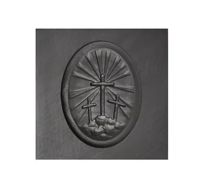 Small Religious Crosses On Hill 3D Graphite Ingot Mold Metal Melting Casting • $41.94