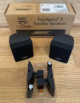 Bose FreeSpace 3 Surface-Mount Satellites Speaker Black (Pair/2)-NEW-SEALED-FAST • $159.99