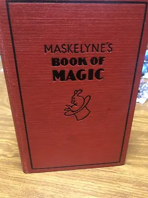 Jasper Maskelynes Book Of Magic David McKay Vintage Hardback Book Crowley • $139.99